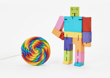 Load image into Gallery viewer, Cubebot, Medium, Multicolourd Robot, David Weeks