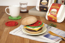 Load image into Gallery viewer, Hamburger Coaster Set