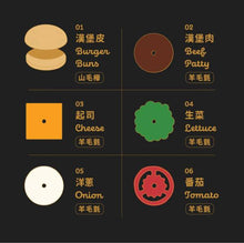 Load image into Gallery viewer, Hamburger Coaster Set