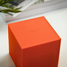 Load image into Gallery viewer, Gravity Cube Click Clock: Orange