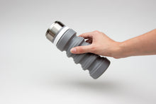 Load image into Gallery viewer, COLLAPSIBLE WATER BOTTLE, GREY
