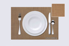 Load image into Gallery viewer, Gold Brick - Set of 6 Placemats