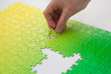 Load image into Gallery viewer, 500pc Gradient Puzzle: Green-Yellow