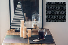 Load image into Gallery viewer, Solid Black - Set of 6 Placemats