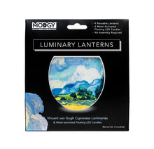 Load image into Gallery viewer, Van Gogh, Cypresses Wheat Field  - Luminary Lantern
