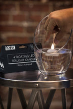 Load image into Gallery viewer, White Lumizu Lights Four pack of LED water activated candles..