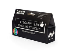 Load image into Gallery viewer, Multi-Color Lumizu Lights Four pack of LED water activated candles..