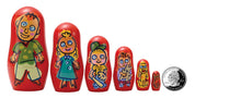 Load image into Gallery viewer, Matryoshka Nesting Doll - Micro Stacking Family