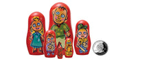 Load image into Gallery viewer, Matryoshka Nesting Doll - Micro Stacking Family