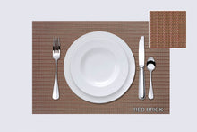 Load image into Gallery viewer, Red Brick - Set of 6 Placemats