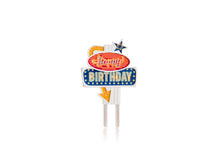 Load image into Gallery viewer, FLASHING BIRTHDAY CAKE TOPPER