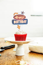 Load image into Gallery viewer, FLASHING BIRTHDAY CAKE TOPPER