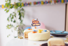 Load image into Gallery viewer, FLASHING BIRTHDAY CAKE TOPPER