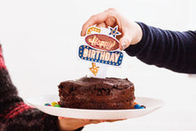 Load image into Gallery viewer, FLASHING BIRTHDAY CAKE TOPPER