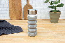 Load image into Gallery viewer, COLLAPSIBLE WATER BOTTLE, GREY