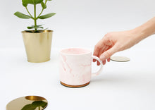 Load image into Gallery viewer, MUG, PINK MARBLE EFFECT, GW