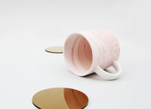 Load image into Gallery viewer, MUG, PINK MARBLE EFFECT, GW