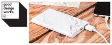 Load image into Gallery viewer, POWER BANK, WHITE MARBLE