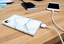 Load image into Gallery viewer, POWER BANK, WHITE MARBLE