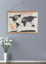 Load image into Gallery viewer, CROSS STITCH WORLD MAP - MINI VERSION