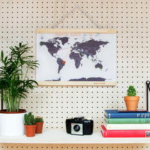 Load image into Gallery viewer, CROSS STITCH WORLD MAP - MINI VERSION