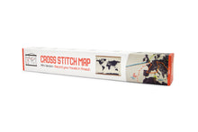 Load image into Gallery viewer, CROSS STITCH WORLD MAP - MINI VERSION