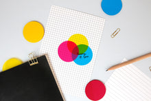 Load image into Gallery viewer, CMYK TRANSPARENT STICKY NOTE