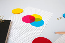 Load image into Gallery viewer, CMYK TRANSPARENT STICKY NOTE