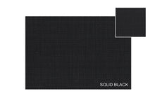 Load image into Gallery viewer, Solid Black - Set of 6 Placemats