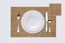 Load image into Gallery viewer, Tan-Brown-T - Set of 6 Placemats