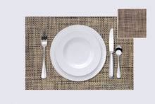 Load image into Gallery viewer, Taupe Tweed - Set of 6 Placemats