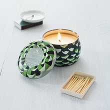 Load image into Gallery viewer, Roland Pine Small Tin Soy Candle
