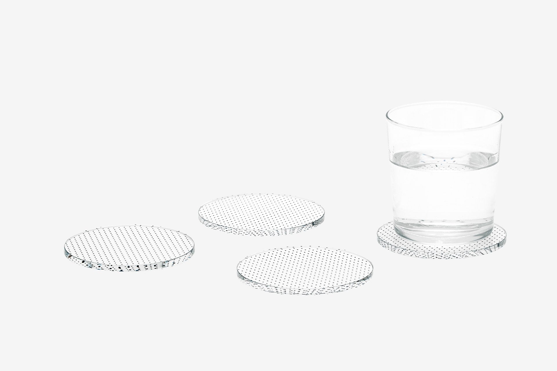 Glass Grid Coaster Dot