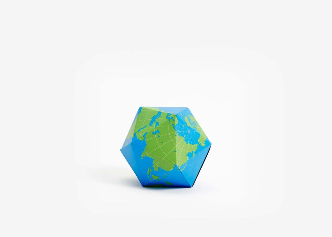Dymaxion Globe - Blue-Green