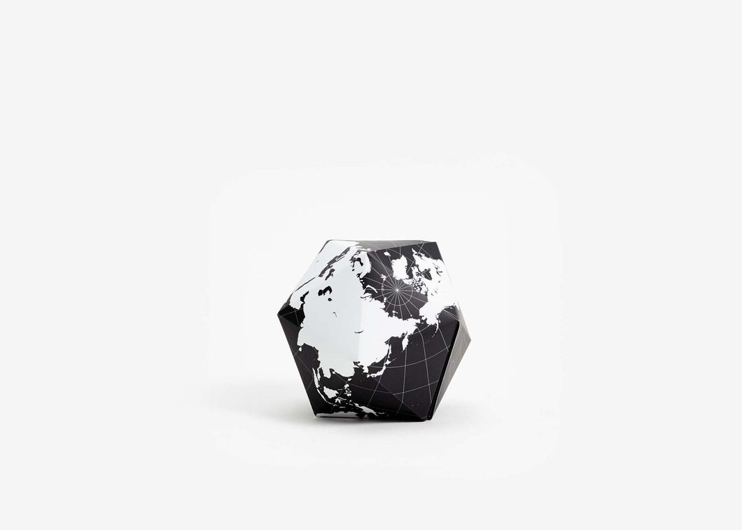 Dymaxion Globe - Black-White