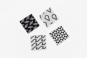 Coasters b+w (set of 4)