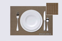 Load image into Gallery viewer, Brown Brick - Set of 6 Placemats
