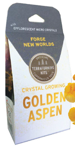 Crystal Growing Golden Aspen