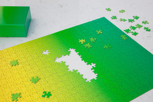 500pc Gradient Puzzle: Green-Yellow