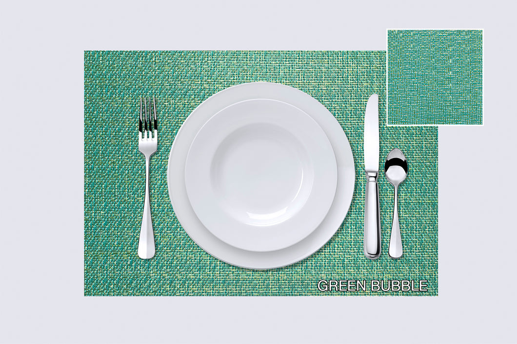 Green Bubble - Set of 6 Placemats