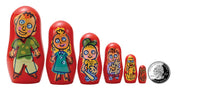 Load image into Gallery viewer, Matryoshka Nesting Doll - Micro Stacking Family
