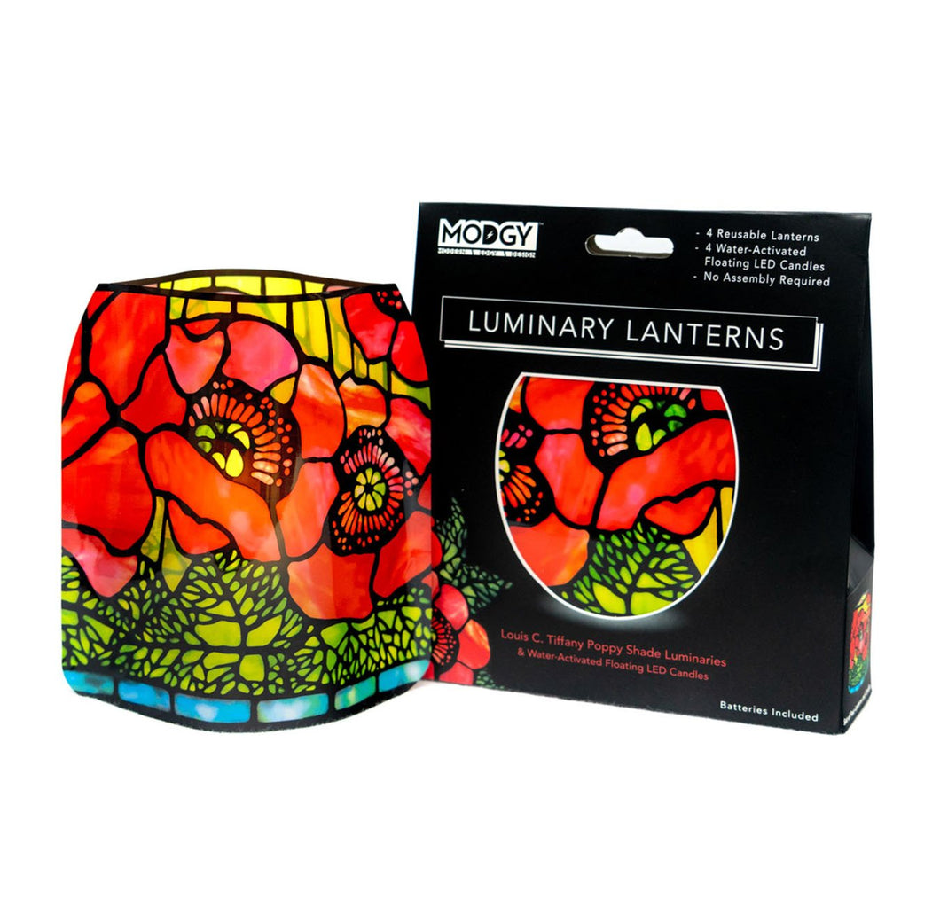 Poppies, Louis C. Tiffany - Luminary Lantern