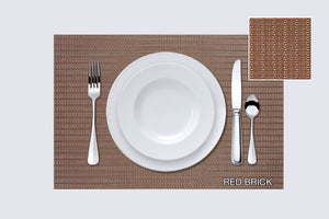 Red Brick - Set of 6 Placemats