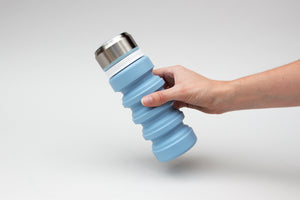 COLLAPSIBLE WATER BOTTLE, BLUE