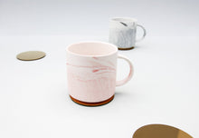Load image into Gallery viewer, MUG, PINK MARBLE EFFECT, GW
