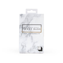 Load image into Gallery viewer, POWER BANK, WHITE MARBLE
