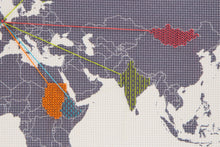 Load image into Gallery viewer, CROSS STITCH MAP
