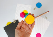 Load image into Gallery viewer, CMYK TRANSPARENT STICKY NOTE
