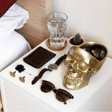Load image into Gallery viewer, SKULL TIDY, GOLD
