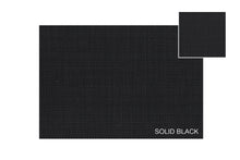 Load image into Gallery viewer, Solid Black - Set of 6 Placemats
